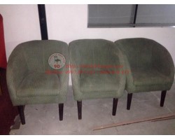 sofa ly chân gỗ xanh rêu
